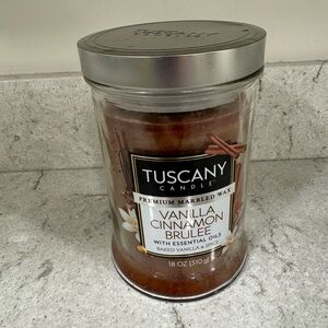 Vanilla Cinnamon Brulee Jar Candle - Brown